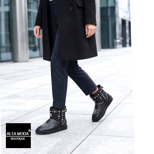 Уггі JOHN RICHMOND 8292 / C A BOOTS NAPPA NERO 6264 фото