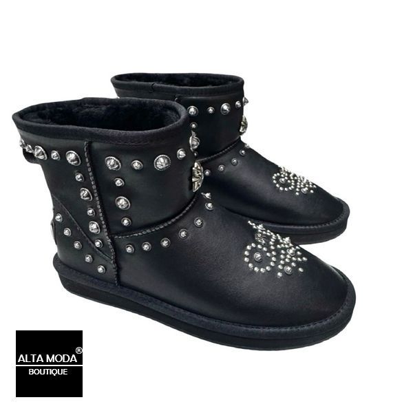 Уггі JOHN RICHMOND 8292 / C A BOOTS NAPPA NERO 6264 фото