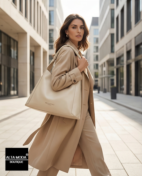 Сумка ERMANNO 12402134 LARGE HOBO AVERY 381 IV IVORY 3025 фото