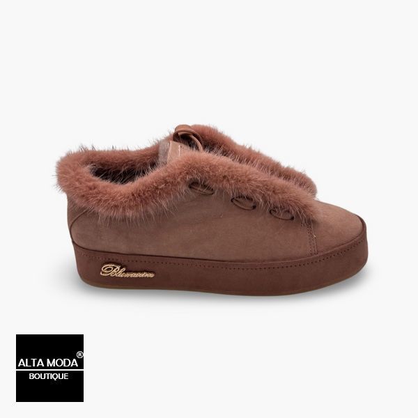 Обувь BLUMARINE 8470 1/C C SUEDE ROSA 6371 фото