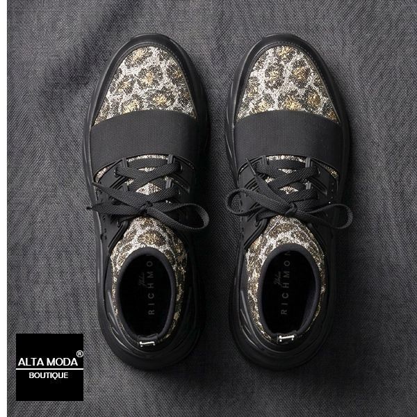 Кеди JOHN RICHMOND 8236 B HALF BOOTS SPORT BLACK 6238 фото