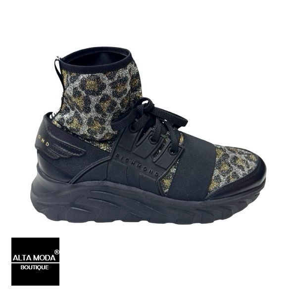Кеди JOHN RICHMOND 8236 B HALF BOOTS SPORT BLACK 6238 фото