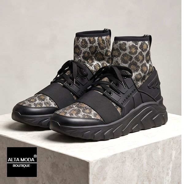 Кеди JOHN RICHMOND 8236 B HALF BOOTS SPORT BLACK 6238 фото
