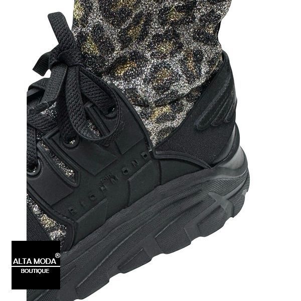 Кеди JOHN RICHMOND 8236 B HALF BOOTS SPORT BLACK 6238 фото