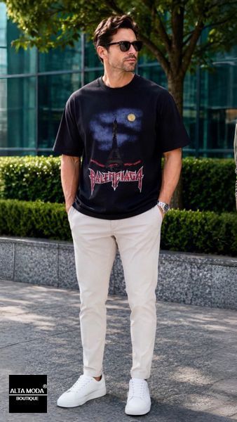 Футболка BALENCIAGA 791615TQVY22 7880 фото