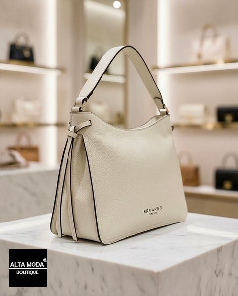 Сумка ERMANNO 12402126 POUCH ALESSANDRA 381 IV IVORY 3028 фото