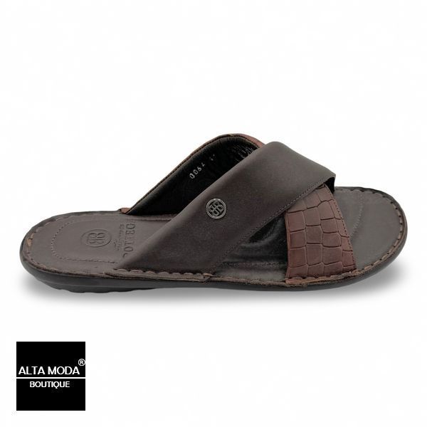 Сланці BOTTEGA 611803 brawn шкіра 1010 фото