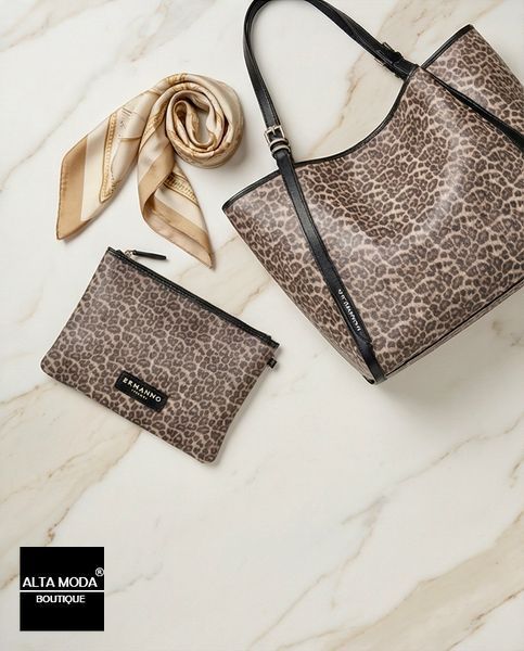Сумка 12402109 LARGE TOTE AISHA LEO 3203 LEO LEOPARD 3324 фото
