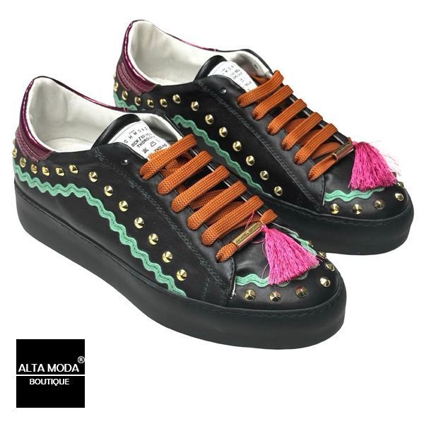 Кеди JOHN RICHMOND 2547 B CALF BLACK 4643 фото