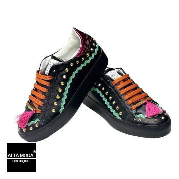 Кеди JOHN RICHMOND 2547 B CALF BLACK 4643 фото