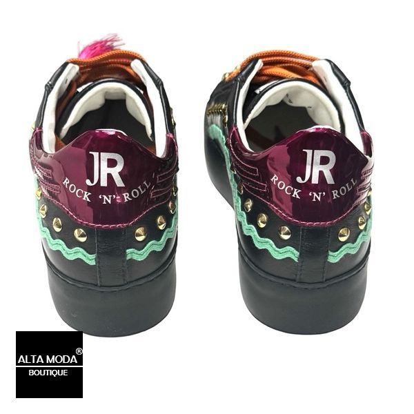 Кеди JOHN RICHMOND 2547 B CALF BLACK 4643 фото