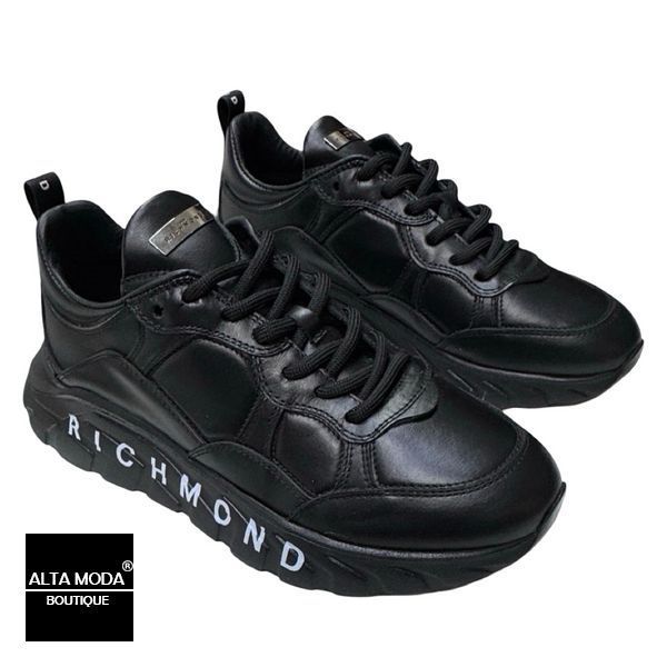 Кеди JOHN RICHMOND 1236701 A CALF NERO 6763 фото