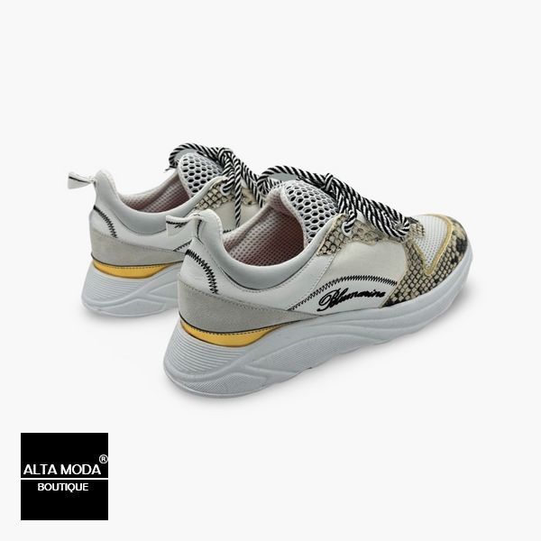 Взуття BLUMARINE 6963/MN A ROCCIA BIANCO/NERO 6065 фото
