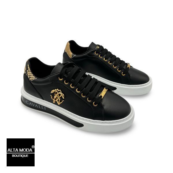 Взуття ROBERTO CAVALLI 18627 A PASHA NERO 7594 фото