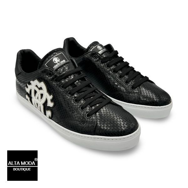 Обувь ROBERTO CAVALLI 5252 01 A ROCCIA BLACK 5634 фото