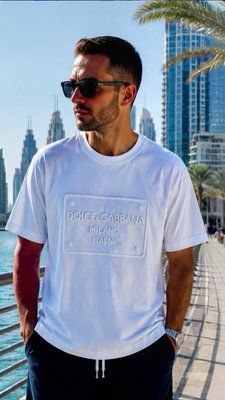 Футболка DOLCE&GABBANA  G8KBAZG7C7U0800 7554 фото