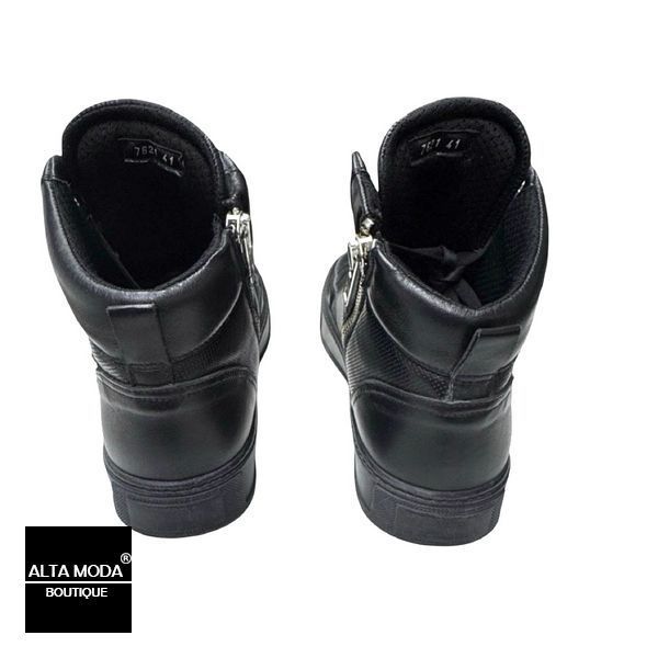 Кеди JOHN RICHMOND 7621 CALF BLACK 4010 фото