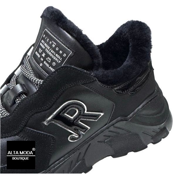Кросівки John Richmond 8230 / M B SUEDE BLACK 6326 фото