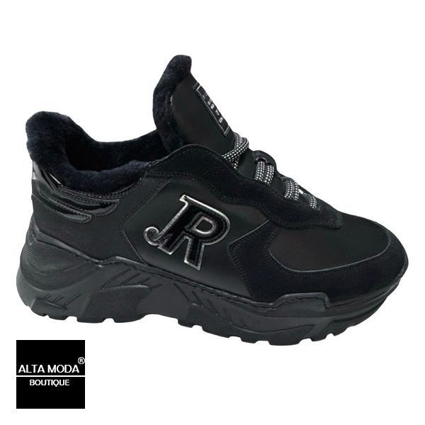 Кросівки John Richmond 8230 / M B SUEDE BLACK 6326 фото