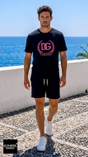 Футболка DOLCE&GABBANA  G8PE3ZG7J5F BLACK 7553 фото