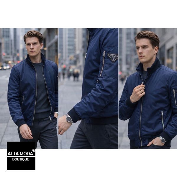 Куртка PRADA 283026191 BLUE 7655 фото