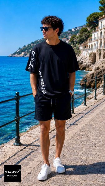 Футболка DOLCE&GABBANA  G8PC7THU7MA0000 BLACK 7303 фото