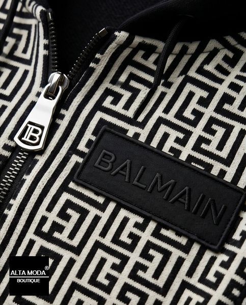 Худі BALMAIN YH1JX01 A61P00058 7187 фото