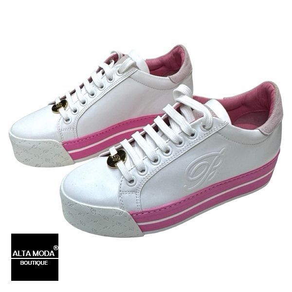 Кеды BLUMARINE 2551 A CALF BIANCO 5443 фото