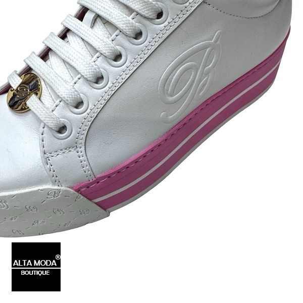 Кеды BLUMARINE 2551 A CALF BIANCO 5443 фото