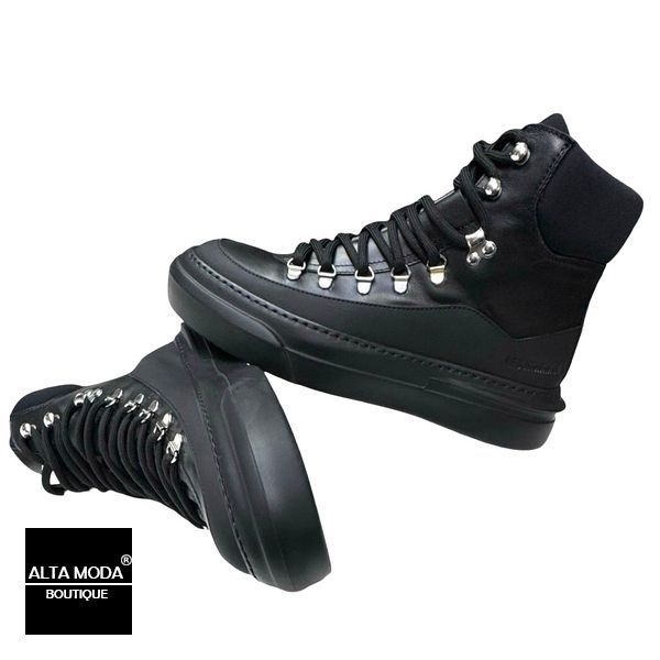 Черевики LES HOMMES 26506 A GOMMATO NERO 7791 фото