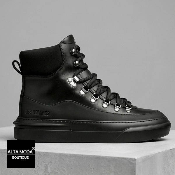 Черевики LES HOMMES 26506 A GOMMATO NERO 7791 фото