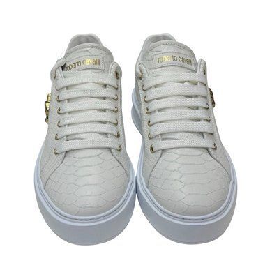 Кеди ROBERTO CAVALLI 27603 B CALF BIANCO 7967 фото