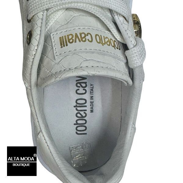 Кеди ROBERTO CAVALLI 27603 B CALF BIANCO 7967 фото