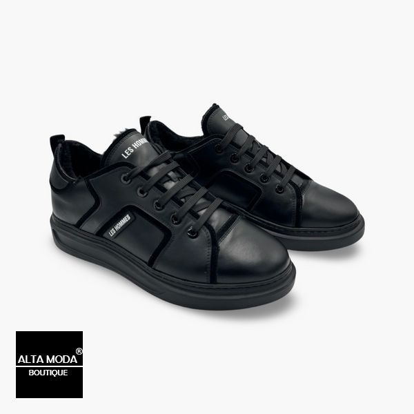 Взуття LES HOMMES 12415 A/M CALF/NERO FOD 6740 фото