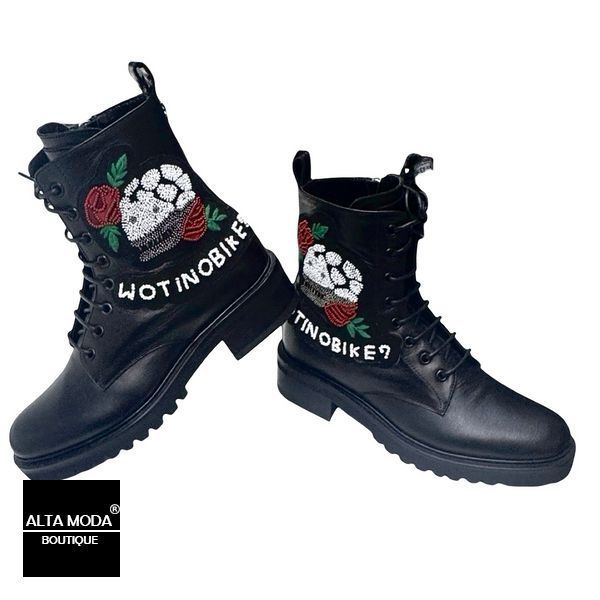 Черевики JOHN RICHMOND 5993 A HALF BOOTS CALF BLACK 5649 фото