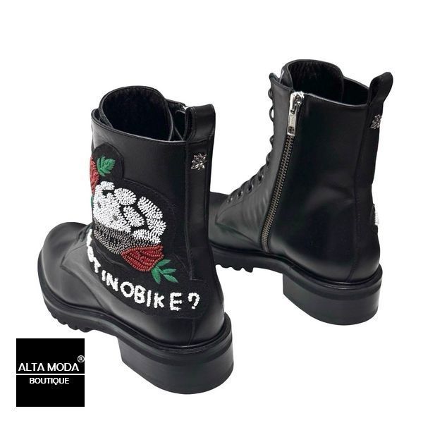 Черевики JOHN RICHMOND 5993 A HALF BOOTS CALF BLACK 5649 фото