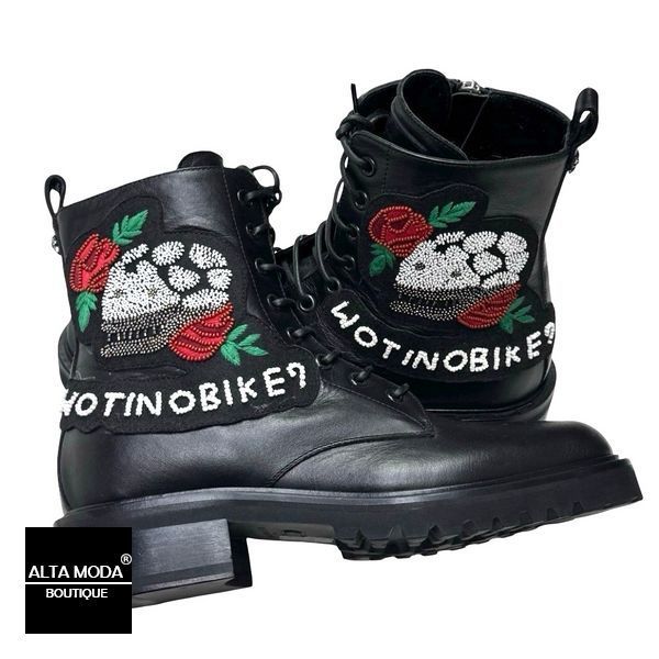 Черевики JOHN RICHMOND 5993 A HALF BOOTS CALF BLACK 5649 фото