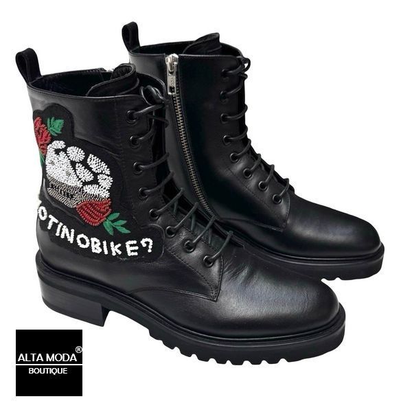 Черевики JOHN RICHMOND 5993 A HALF BOOTS CALF BLACK 5649 фото