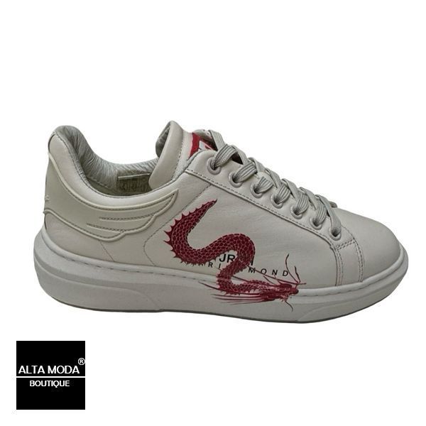 Кеды JOHN RICHMOND / CP A CALF OFF WHITE 6742 фото