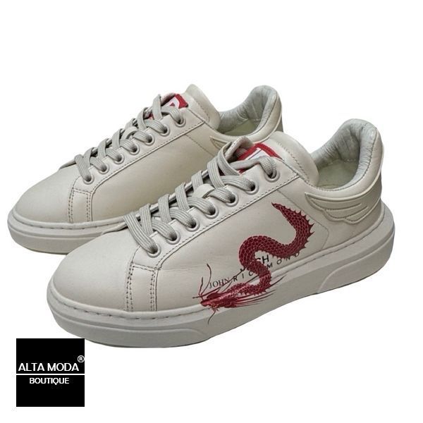 Кеды JOHN RICHMOND / CP A CALF OFF WHITE 6742 фото