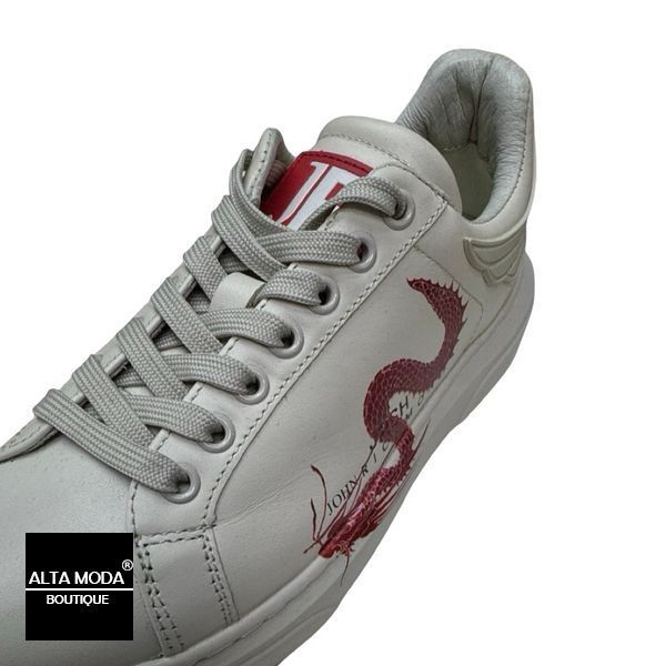 Кеды JOHN RICHMOND / CP A CALF OFF WHITE 6742 фото