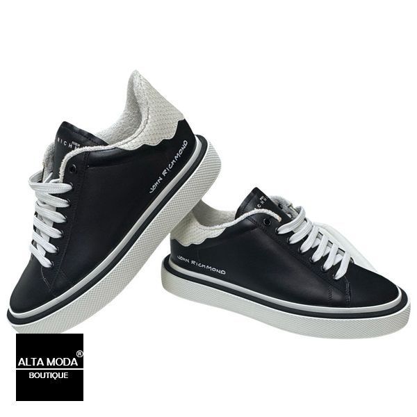 Кеды JOHN RICHMOND 1377 D CALF NERO 1206 фото