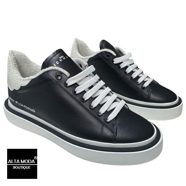 Кеды JOHN RICHMOND 1377 D CALF NERO 1206 фото