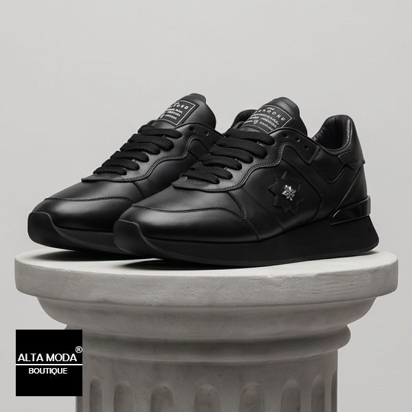 Кроссовки JOHN RICHMOND 5929 F NAPPA SPORT NERO 5645 фото
