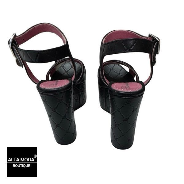 Босоножки BLUMARINE 4376 A EMB SPORT NERO 5439 фото