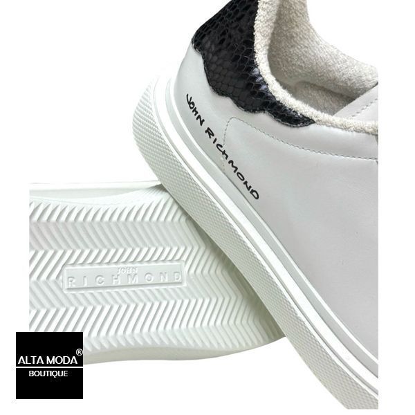 Кеды JOHN RICHMOND 1377 B CALF BIANCO 1205 фото