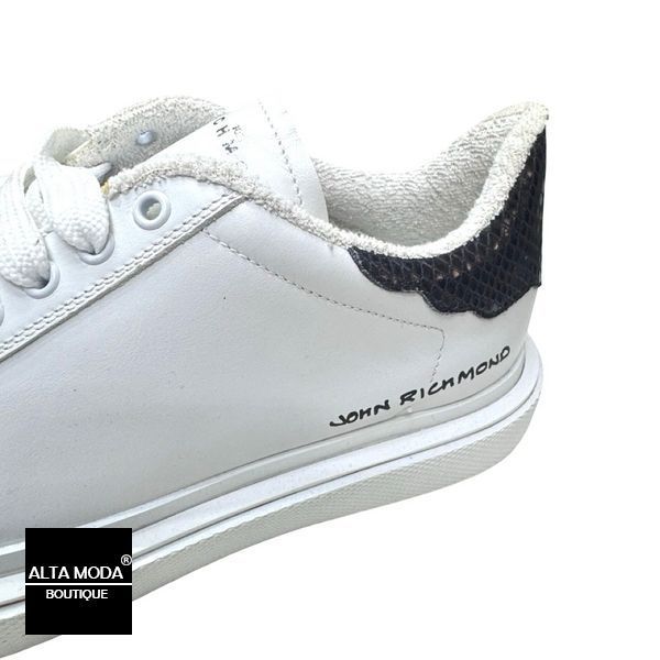 Кеды JOHN RICHMOND 1377 B CALF BIANCO 1205 фото