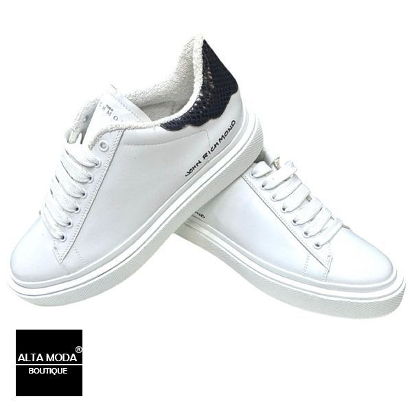 Кеды JOHN RICHMOND 1377 B CALF BIANCO 1205 фото