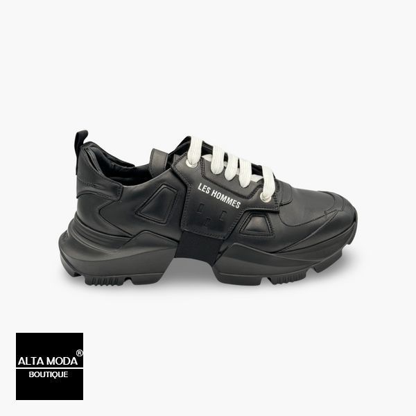 Взуття LES HOMMES 12400C CALF NERO ELASTICO 6785 фото
