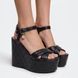 Босоножки BLUMARINE 4376 A EMB SPORT NERO 5439 фото 8